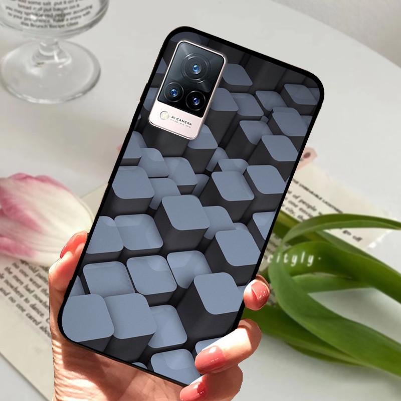 Для vivo V21 5G 4G V21E Чехол Мягкий Силиконовый Телефон TPU Coque Чехол для Vivo V21E v21 V 21e 21 V2050 V2061 Защитный Fundas Оболочка