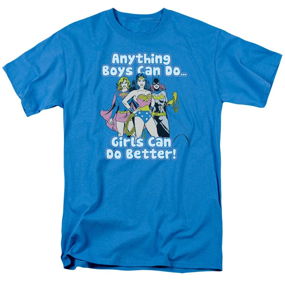 Justice League Of America "Girls Can Do It Better" T-Shirt - Adult, Child