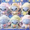 15CM Stitch Plush Toys Disney Kawaii 2025 New Vinyl Figure Doll Food Series Cute Exquisite Pendant Xmas Birthday Children's Gift