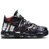 Nike Мужские кроссовки Air More Uptempo 96 Maximum Volume черные Чили-красный Glacier-Blue DJ4633-010