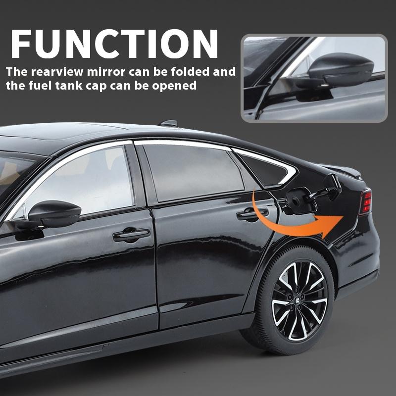 1/18 Honda Accord Сплав Литой Модель Автомобиля Регулировка Сиденья Шина Амортизация Коллекционные Украшения Подарок на День Рождения