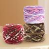 100g/Roll Long Yarn Hand Knitting Polyester Colorful Wool Yarn Super Soft Blend Cotton Yarn Scarf Thick Line DIY