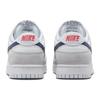 Nike Dunk Low Mini Swoosh - Футбольные серые полуночные темно-синие кроссовки унисекс Белые ярко-малиновые FJ4227-001
