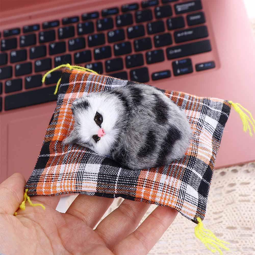 Birthday Gift Creative Creative Decoration Cat Ornaments Simulation Cat Plush Cats Fake Cats