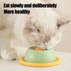 Миска для лизания для питомцев, забавная миска-медленное кормление с вращающимся шариком, шарик для лизания для кошек, диспенсер для жидкого лакомства, нескользящая миска для лизания для собак, кошек, здоровье пищеварения, обогащение