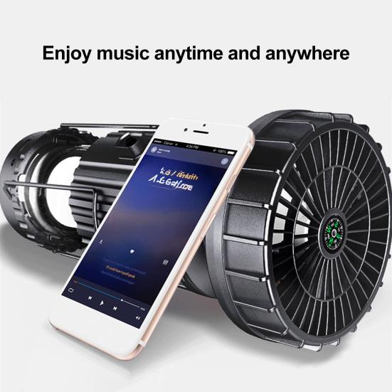 Солнечный кемпинговый фонарь с вентилятором Сверхяркий Высокий световой поток Компактный