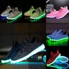 Luminous Sneakers Led Usb Charge Children Low Cut Shoes Fashion Casual Gift