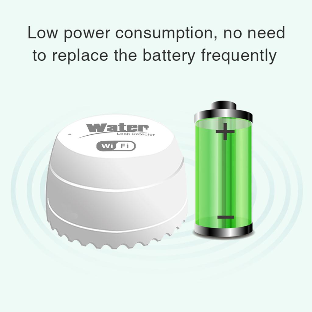 WIFI датчик утечки воды детектор утечки воды оповещение о переливе уровня воды сигнализация Tuya Smart
