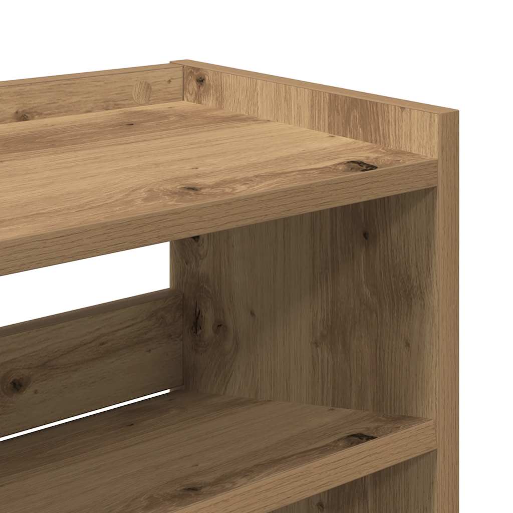 Shoe Rack Artisan Oak 80 x 25 x 62 cm Particleboard