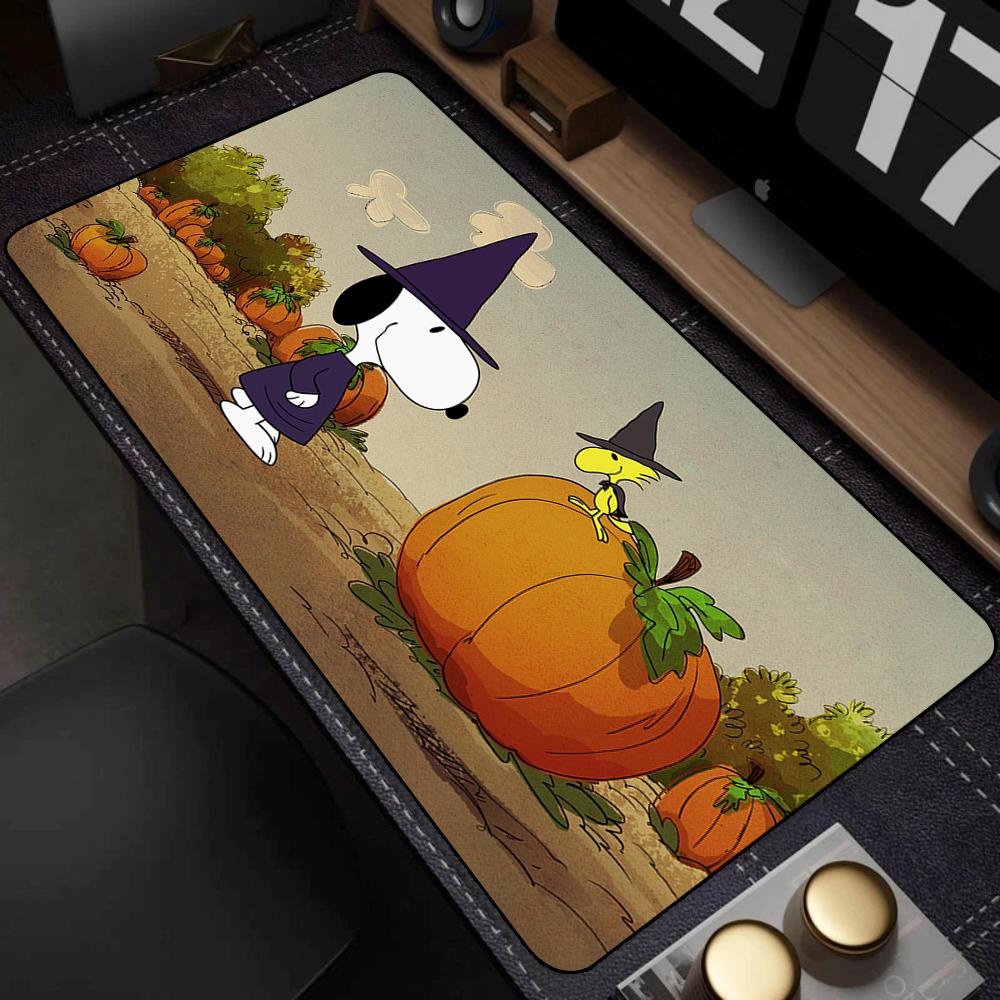 Cartoon Dog-S-SnoopyS Mouse Pad New Laptop Gaming Mice Mousepad Size for large Edge Locking Game Rubber Non-slip Keyboard Pads