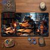Wizard Rat Playmat MtgTcg Tabletop Game Mat Magic Party Playmat Durable Rubber For Games 35x60cm Mouse Pad Pc Offices Desk Mats