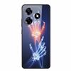 Стеклянная задняя крышка для Honor X5c / X5c Plus 4G Чехол Жесткие закаленные стеклянные чехлы для Honor Play 10A 2025 Чехол Защитный Funda Para