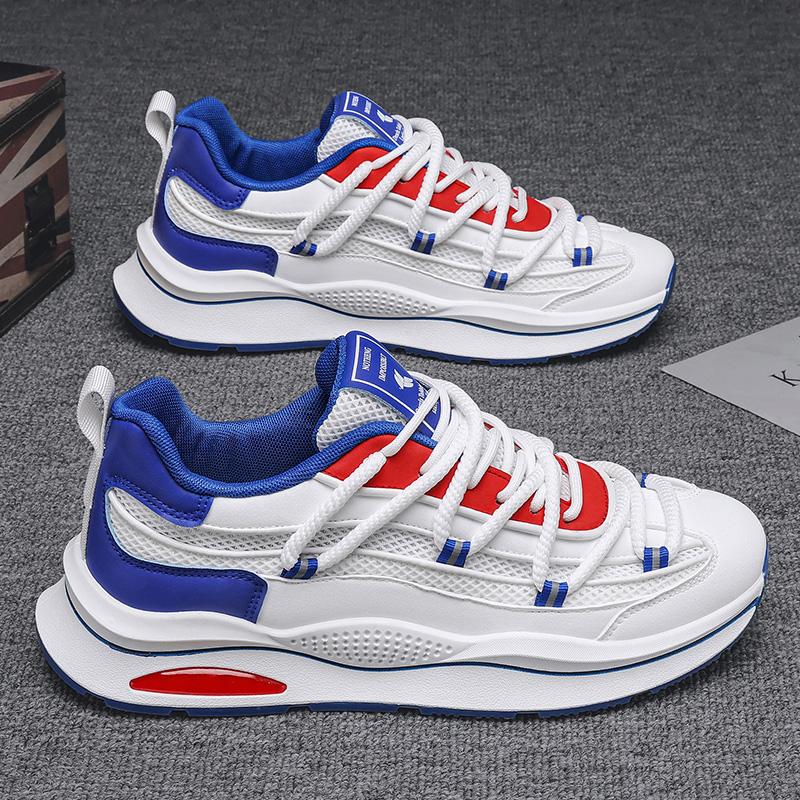 Лоферы Обувь для мужчин Вентилируемые повседневные кроссовки Мужские кроссовки Спорт и отдых Толстая подошва Износостойкие Универсальная мода