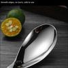 with Hanging Hole Soup Spoon Hammer Patterned Dessert Spoon Multipurpose Fruit Spoon  Picnic