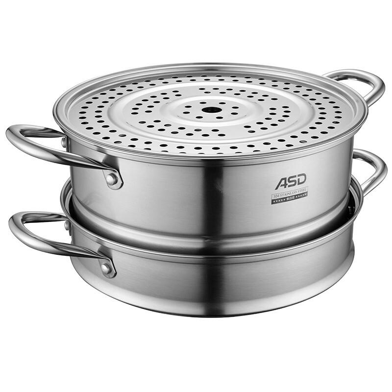 ASD Jun Ya 28cm 3-Layer 304 Stainless Steel Steamer Pot