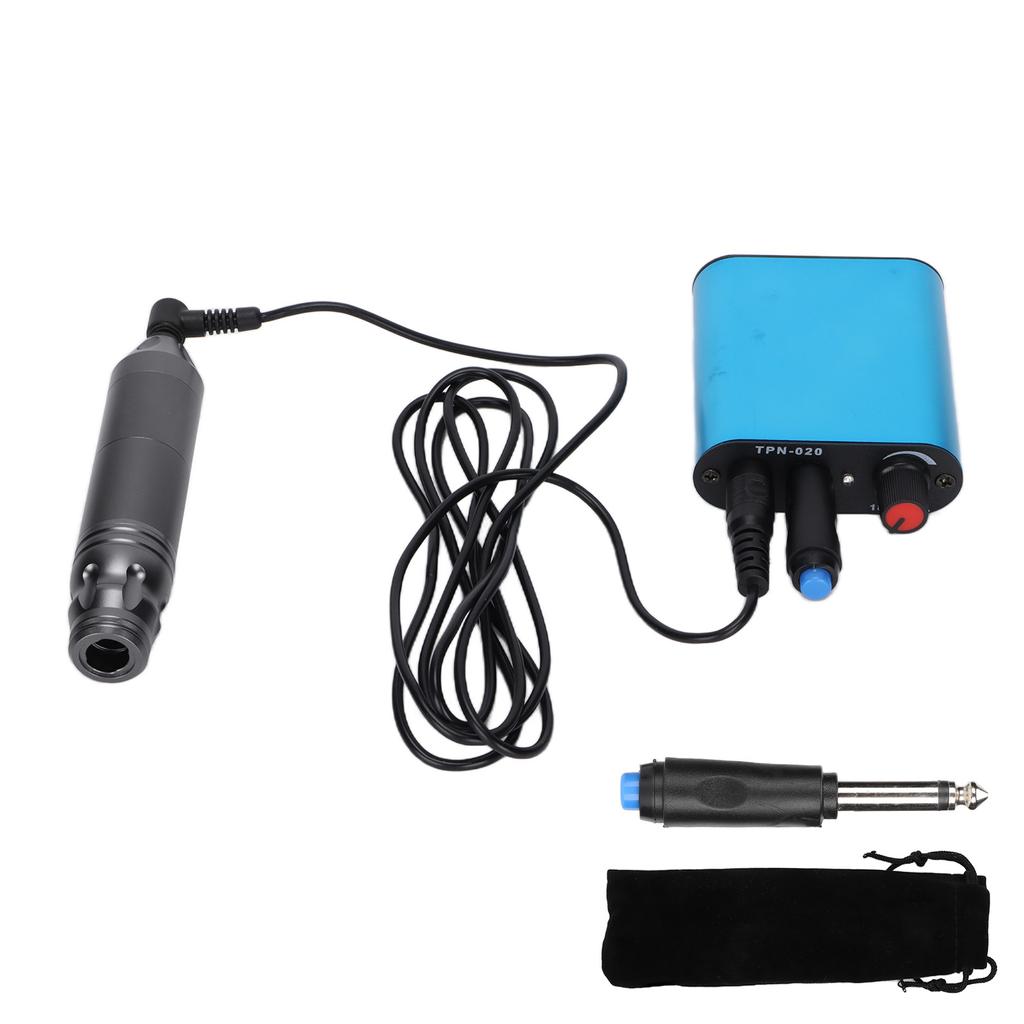 Набор перьев для тату-машины, роторный блок питания для татуировки, ножная педаль с ящиком для хранения для тату-мастеров 90‑