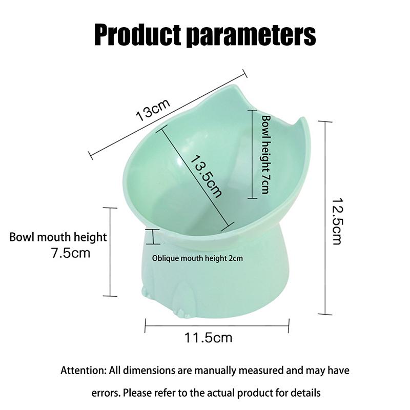 Миска для корма, антиопрокидывающаяся, с наклонным краем, защита шеи, миска для корма и воды, тарелка для десерта и закусок