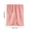 Soft Coral Fleece Face Towel High Absorbent Solid Color Washcloth for Home Bathroom Use
