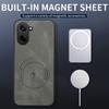 Для OnePlus Nord CE 5/Nord 5/Nord 3/1+ Nord5 Чехол Простой Стильный Магнитная Присоска Роскошная Кожаная Кожаная Анти-падение Защитная Крышка