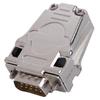 9-Pin Serial Connector D-SUB Serial Connector D-SUB Serial Connector Flame-Retardant 9-Pin 2 Rows Male with Metal Shell DB9P-180