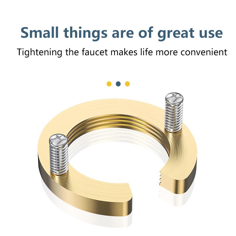 1/3 комплекта кухонных инструментов для раковины типа C, гайка-заглушка для крана, крепежный комплект для крана, крепежная шайба, стопорное кольцо