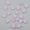 55/70Pcs Plastic Acrylic Heart Beads Fashion Loose Spacer Beads for Jewelry Making DIY Hairpin Earring Necklace Handmade