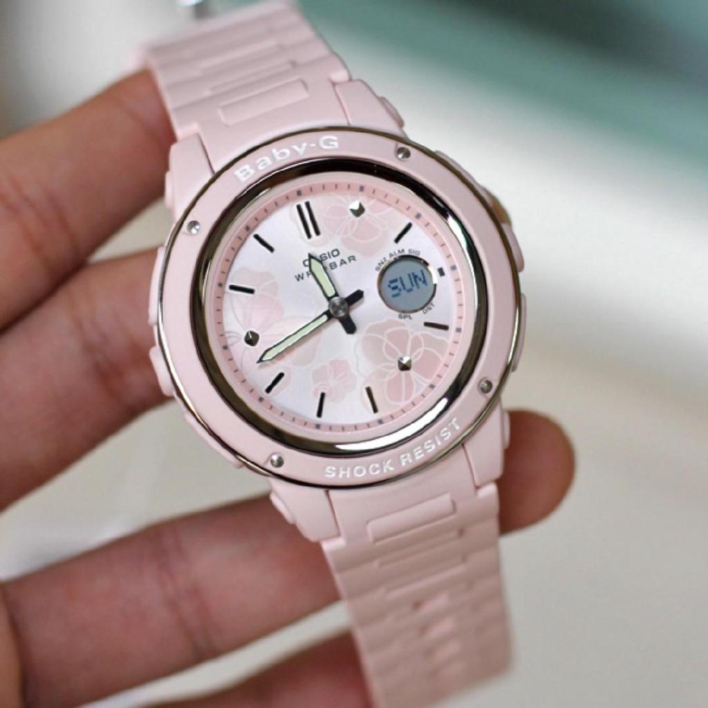 Casio Женские часы BABY-G Розовые BGA-150FL-4ADR BGA-150FL-4ADR