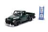 1953 Chevrolet 3100 Пикап Зеленый с дополнительными колесами Just Trucks Series Литая модель автомобиля 1/24 от Jada"""