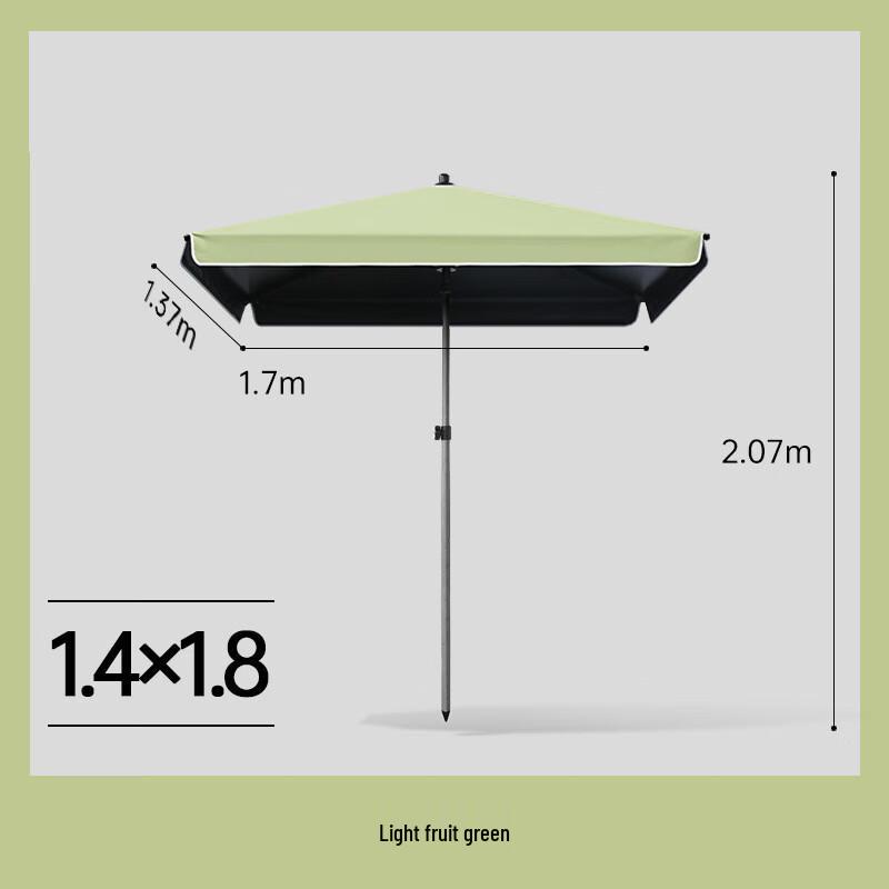 OEING Outdoor Market Umbrella with Trolley