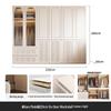 Modern Solid Wood Wardrobe: Light Luxury Storage Solution for Small Apartments