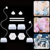 Adjustable Balloon Arch Frame Kit Plastic Balloons Stand Column Birthday Wedding Party Baby Shower Decor Ballon Holder with Base