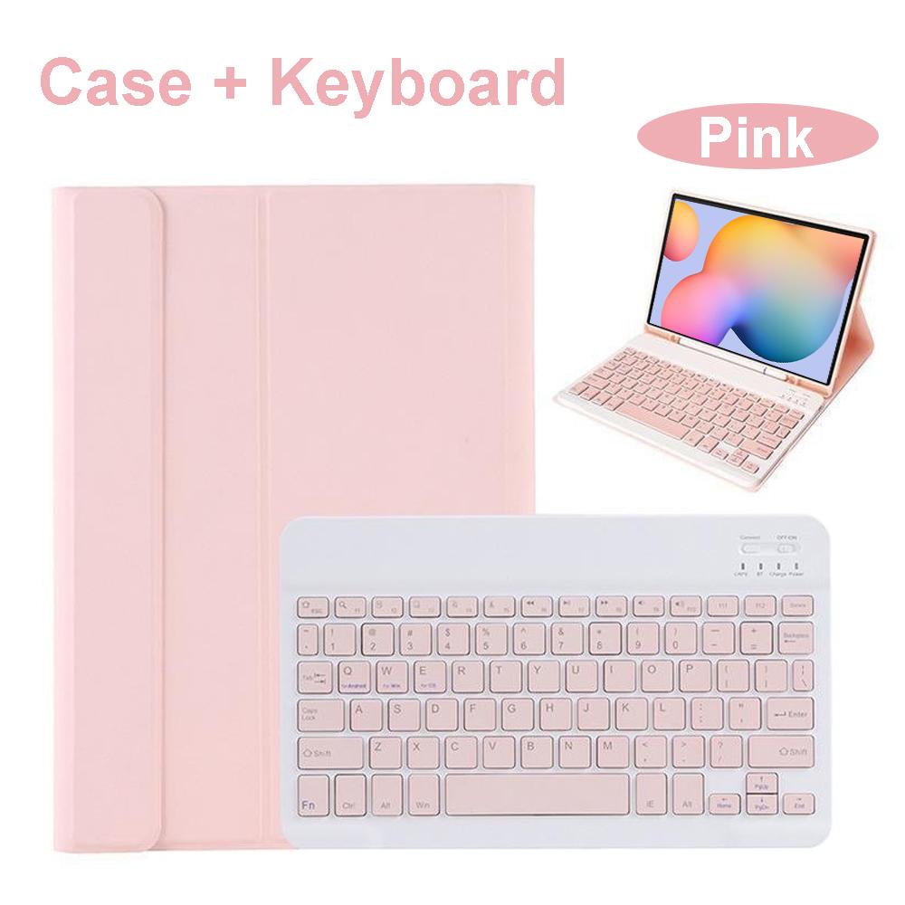 Case for Samsung Tab S6 Lite 10.4 Inch, Bluetooth Keyboard Cover for Galaxy Tab S6 Lite SM-P620/P625/P613/P619/P610/P615/P617