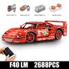 MOLD KING 13095 Технический 1:10 Модель автомобиля APP RC F40 Супер спортивный автомобиль MOC-98701 Строительные блоки Кирпичи Игрушки Дети Подарки на день рождения