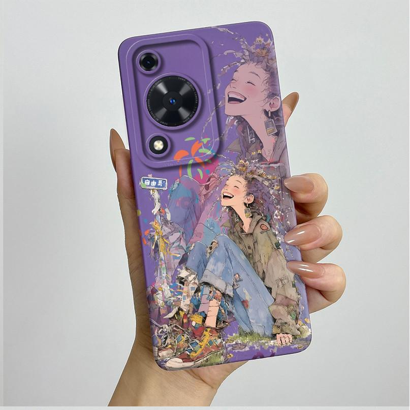 Phone Case For Huawei Nova Y72 Cases Fashion Butterfly Floral Cover For Huawei Nova Y72 NovaY72 Soft Silicone Shockproof Shell