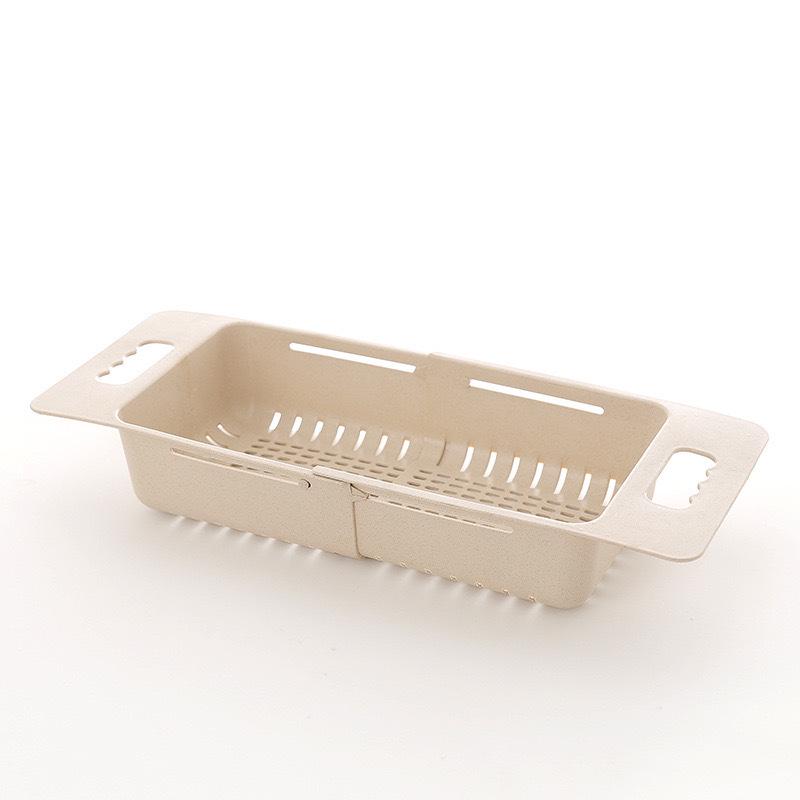 Adjustable Retractable Kitchen Sink Basket for Washing Fruits & Vegetables