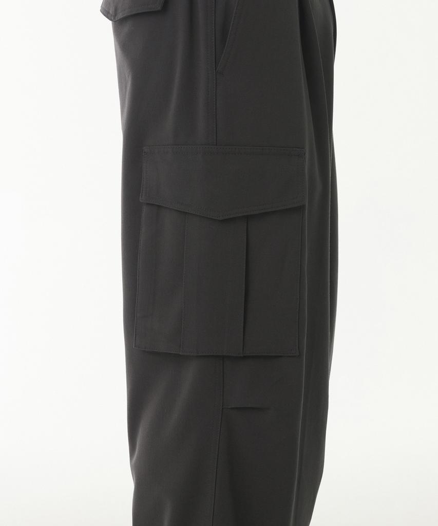 MUSINSA STANDARD Parachute Banding Cargo Slacks [Gunmetal]