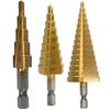 Step Drill Bit HSS Hole Wood 4-12mm 4-20mm 4-32mm Cone Cutter Brand New