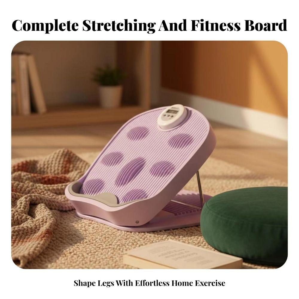 Solid Color Leg Stretcher with Counter Calf Stretcher Stretch Board  Leg Slimming Tool