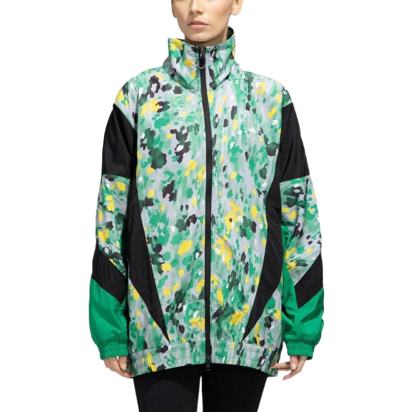 adidas Спортивная куртка на молнии с принтом-крапинками от Stella McCartney HG1934