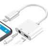 Headphones Adapter for IPhone, 2 In 1 Lightning To 3.5 Mm Headphone Jack Aux Audio & Charger Splitter Dongle Adapter