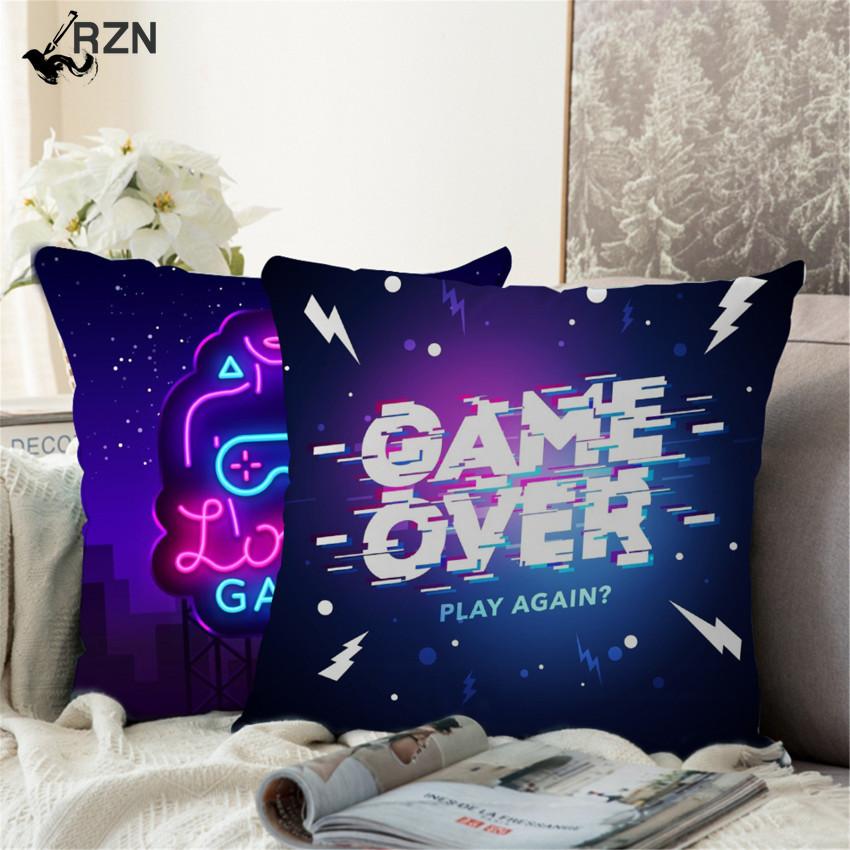 RZN игровая периферия, геймпад, ключ, наволочка, декоративные подушки для гостиной, спальни, диван, стул, наволочка 45x45