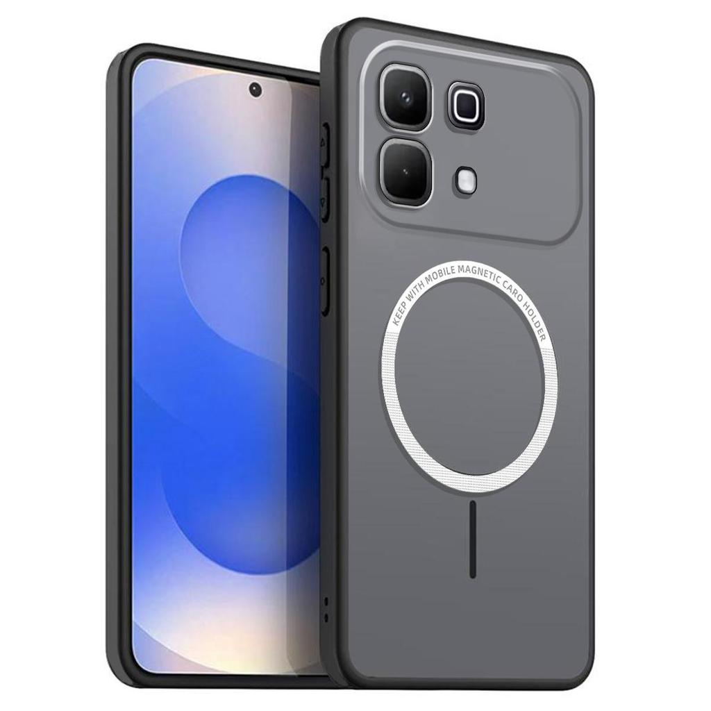 Матовый полупрозрачный магнитный чехол для телефона infinix NOTE 60 Pro Мягкая крышка из ТПУ