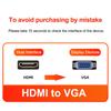 FONKEN HDMI-папа-VGA-папа 1080P 60 Гц HDMI-совместимый кабель-VGA адаптер цифро-аналоговый для ноутбука