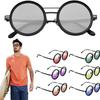 1Set Adjustable Tint Sunglasses Men Women ND9 Dimming Sun Glasses Retro Round Eyeglass With Gradient Lenses 2025