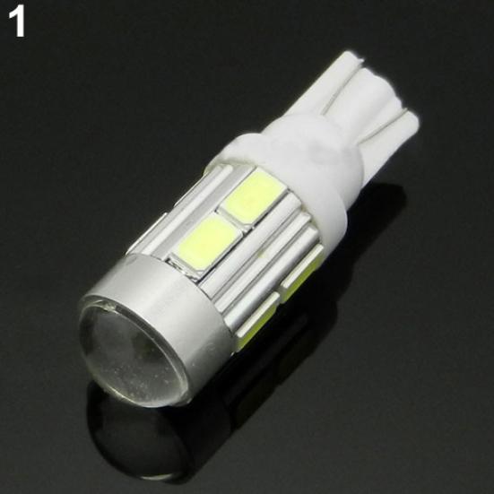 2 шт. T10 10SMD светодиодный светодиодный 5630/5730 автомобильный указатель поворота салонный светильник лампа