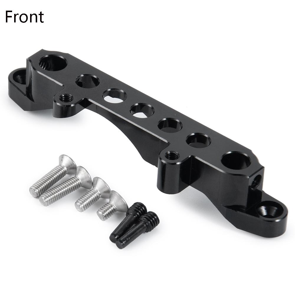 MIBIDAO Metal Front Rear Car Body Shell Fixing Bracket for Axial SCX10 III Early Bronco Wrangler Gladiator Base Camp 1/10 RC Car