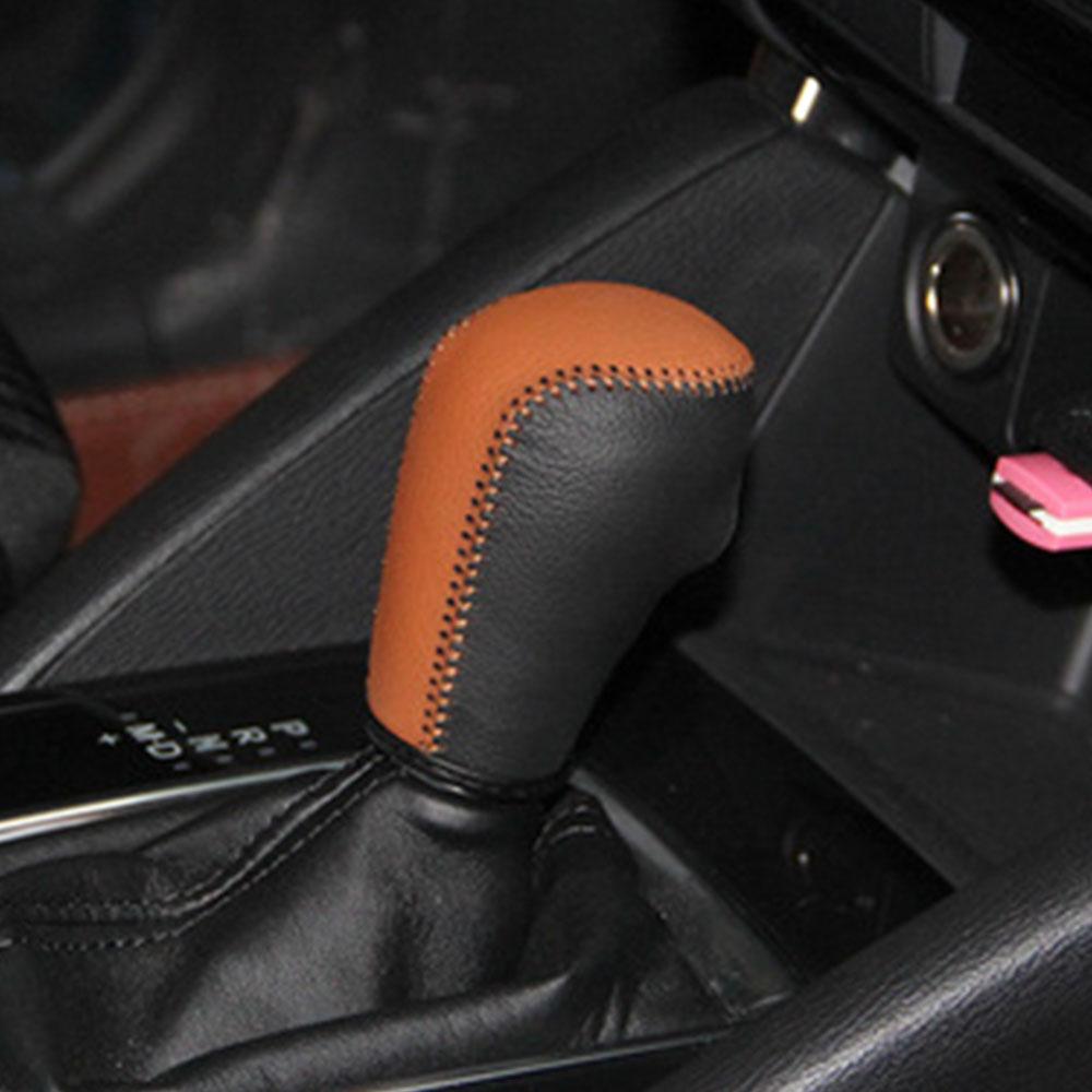 1 шт. Чехол на рычаг переключения передач из натуральной кожи AT для 2013-2020 Mazda 3 2014-2020 6 2015-2021 CX-5 2017-2021 CX-3 2019-2021 CX-8