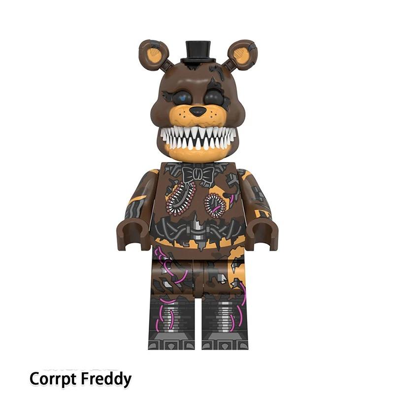 НОВЫЕ фигурки из игры FNAF Nights, мини-фигурки, конструктор, скелет, игрушки-триллеры, подарок, детские игрушки, форма, король