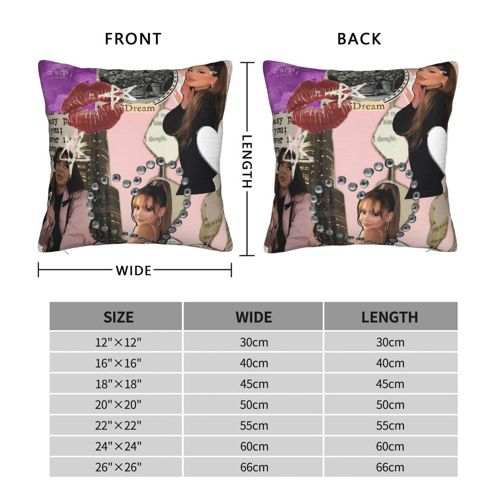 Ayliva Singer Tour 2025 Pillowcase Merchandise Soft Cushion Cover Decor Pillow Case Cover Sofa Multi-Size