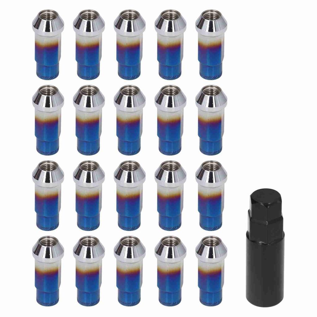 20 шт. Гайки колесные M12x1.5 с торцевой головкой для ключа, высокая твердость, замена для Ford Focus
